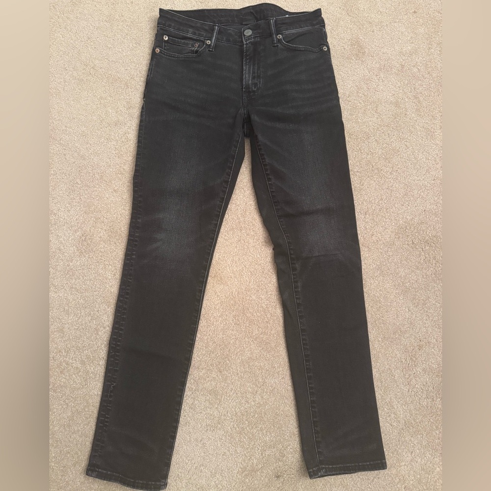 American Eagle Men’s AirFlex+ Slim Black Jeans Size 30x32 Stretch Denim